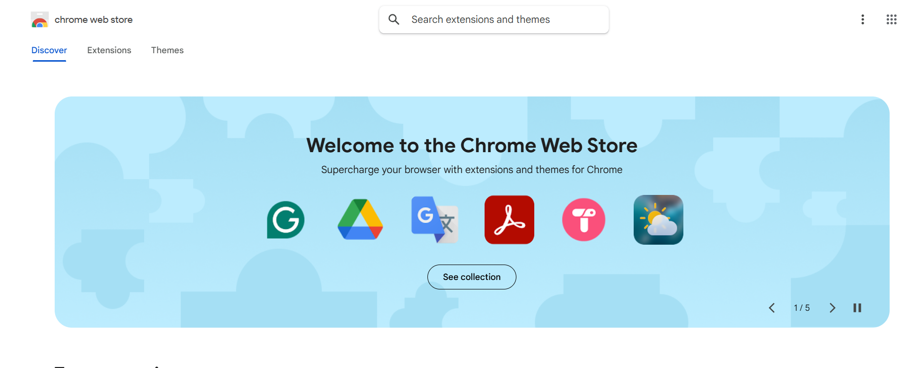 google chrome webstore